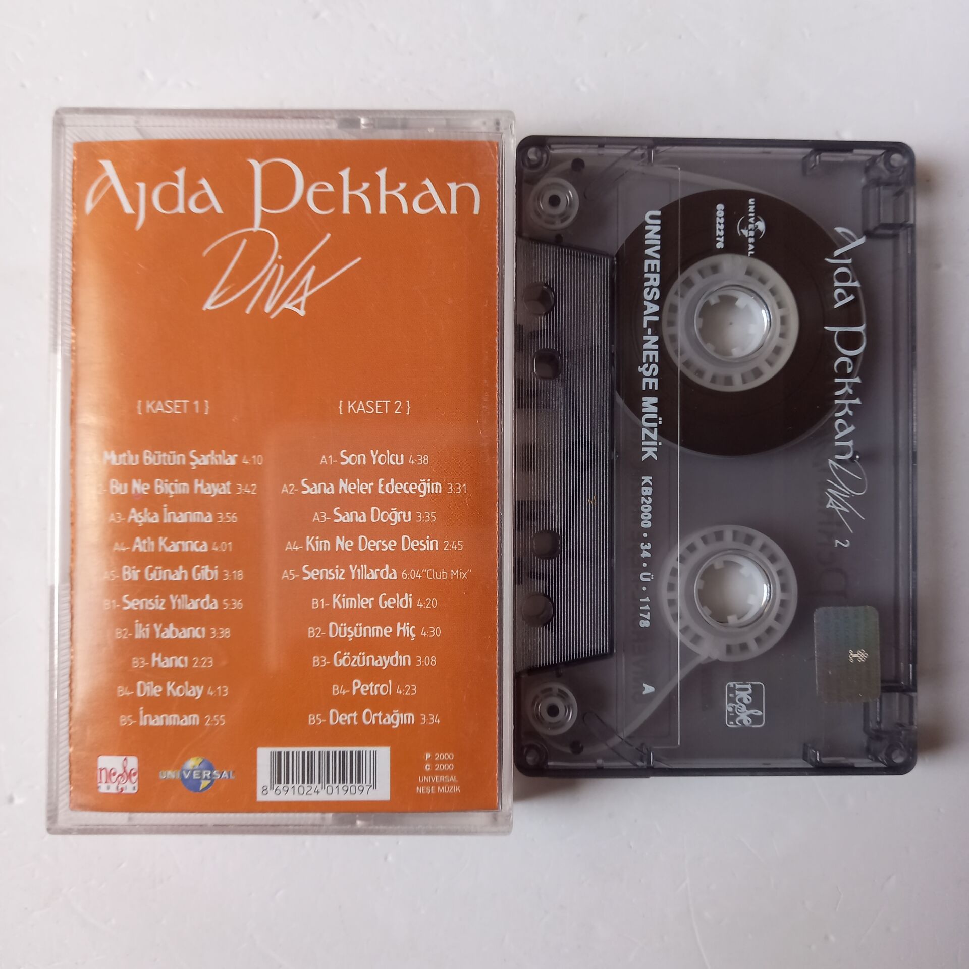 AJDA PEKKAN - DİVA 2 (2000) - KASET 2.EL