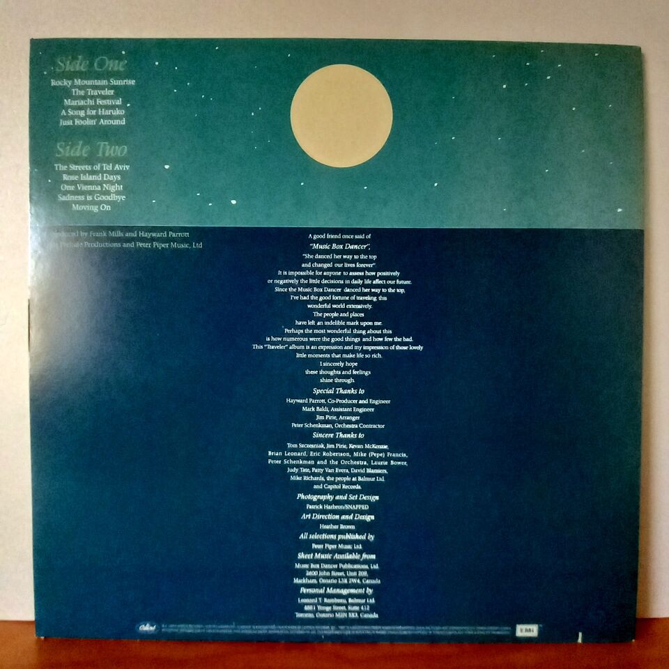 FRANK MILLS – TRAVELER (1985) - LP 2.EL PLAK