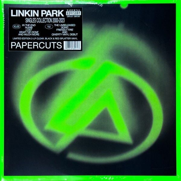 LINKIN PARK - PAPERCUTS / SINGLES COLLECTION (2024) - 2LP BLACK VINYL GATEFOLD SIFIR PLAK