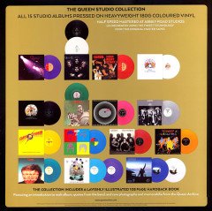 QUEEN - STUDIO COLLECTION (2015) - 18LP 180GR LTD EDT BOX SIFIR PLAK