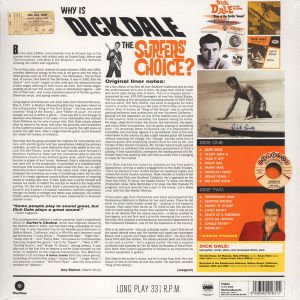 DICK DALE AND HIS DEL-TONES – SURFERS' CHOICE (1962) LP WAXTIME 2014 REISSUE SIFIR PLAK