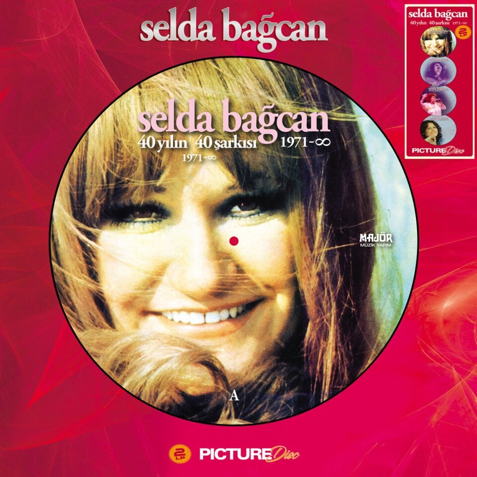 SELDA BAĞCAN - 40 YILIN 40 ŞARKISI VOL 1 (2015) - 2LP 2025 PICTURE DISC (RESİM BASKILI) SIFIR PLAK