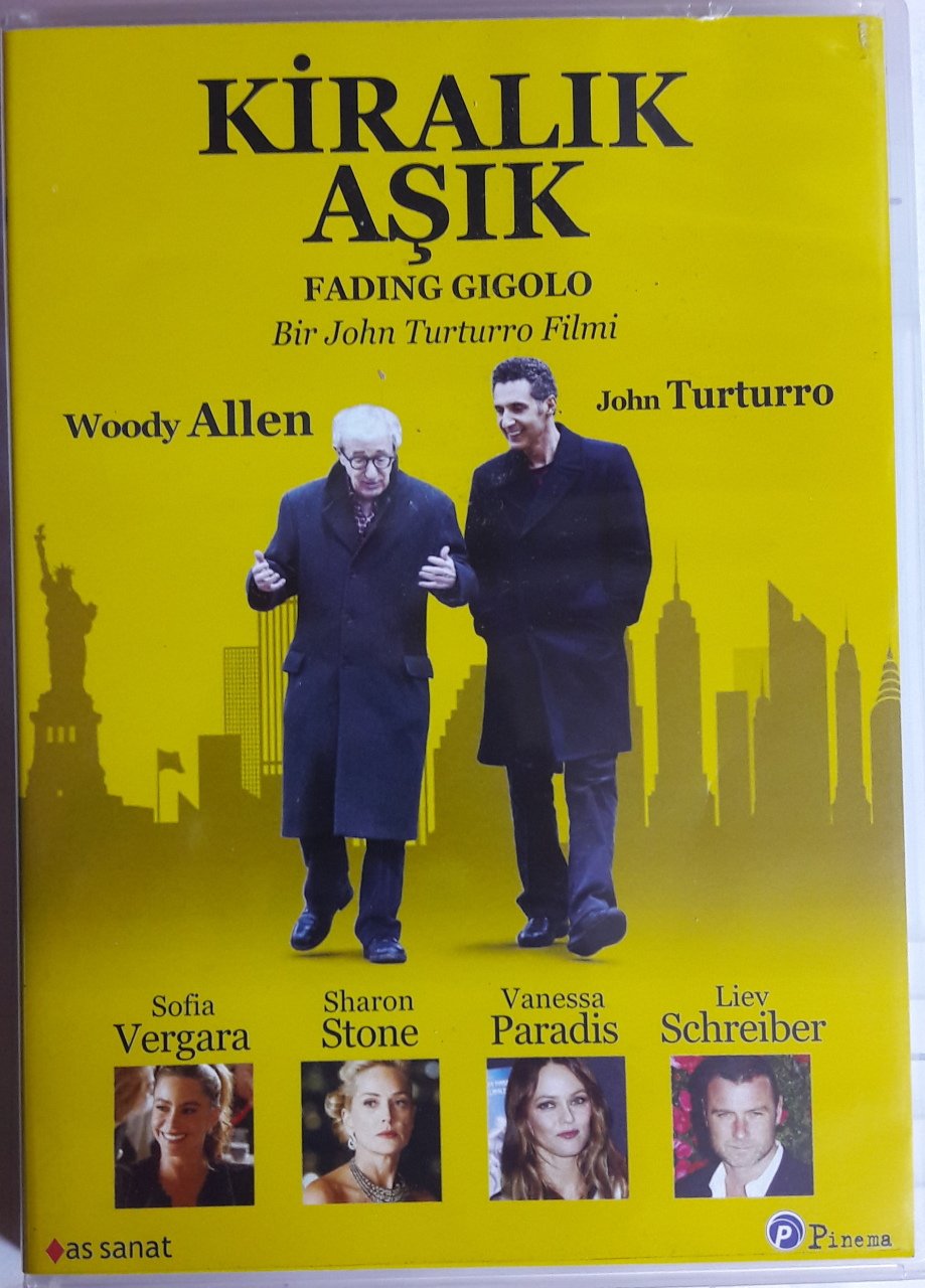 KİRALIK AŞIK - FADING GIGOLO - WOODY ALLEN - SHARON STONE - VANESA PARADIS - JOHN TURTURRO - DVD 2.EL
