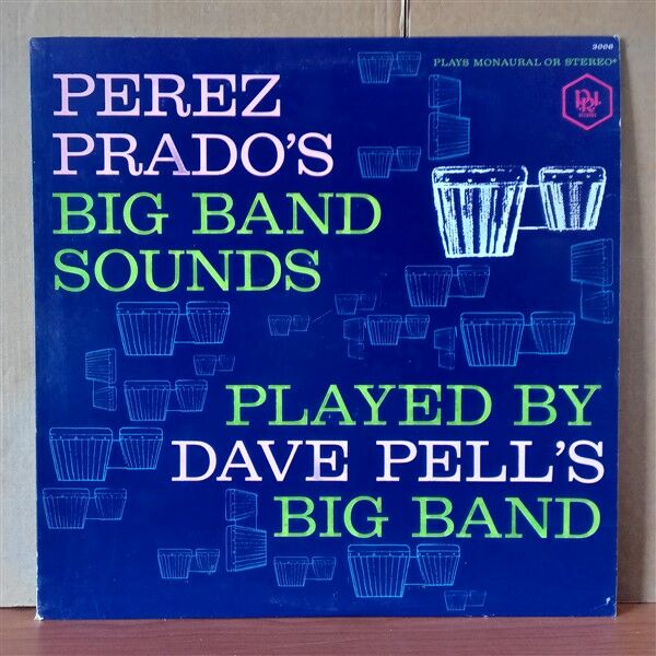 DAVE PELL – DAVE PELL PLAYS PEREZ PRADO'S BIG BAND SOUNDS - LP 2.EL TRANSPARENT MARBLED YELLOW PLAK