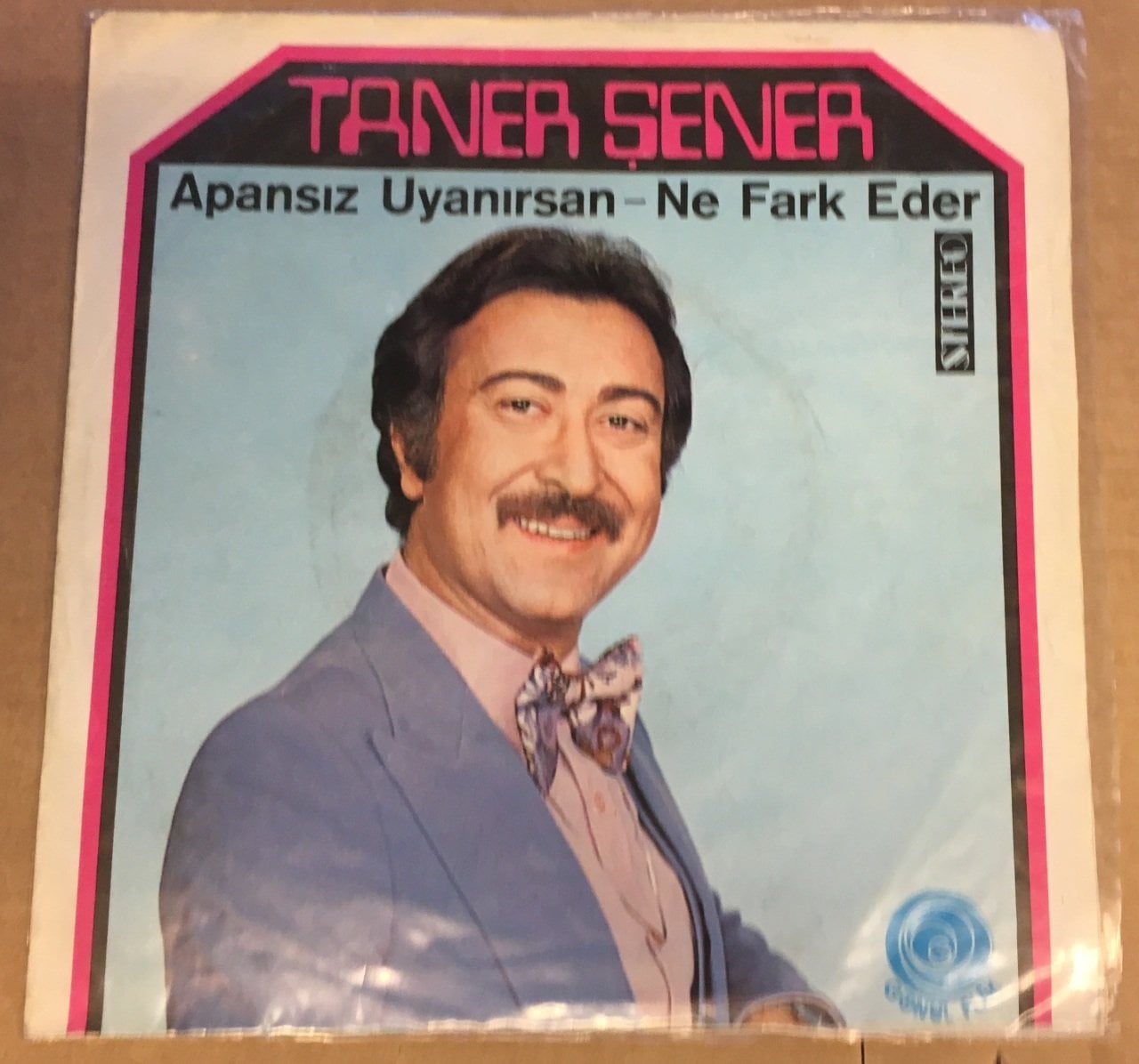TANER ŞENER APANSIZ UYANIRSAN 45LİK KAPAĞI DİKKAT SADECE KAPAKTIR