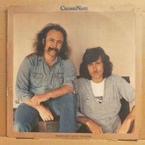 CROSBY NASH - WHISTLING DOWN THE WIRE (1976) - LP CUT OUT 2.EL PLAK