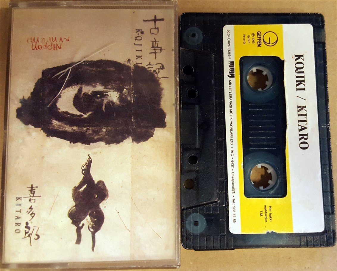 KITARO - KOJIKI (1990) MMY CASSETTE MADE IN TURKEY ''USED'' PAPER LABEL