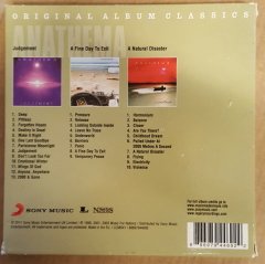 ANATHEMA - JUDGEMENT (1999)/A FINE DAY TO EXIT (2001)/A NATURAL DISASTER (2003) - 3CD CARDSLEEVE ALTERNATIVE ROCK 2.EL
