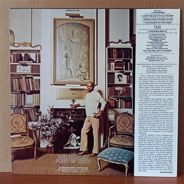 DON SHIRLEY – THE DON SHIRLEY POINT OF VIEW (1972) - LP 2.EL PLAK