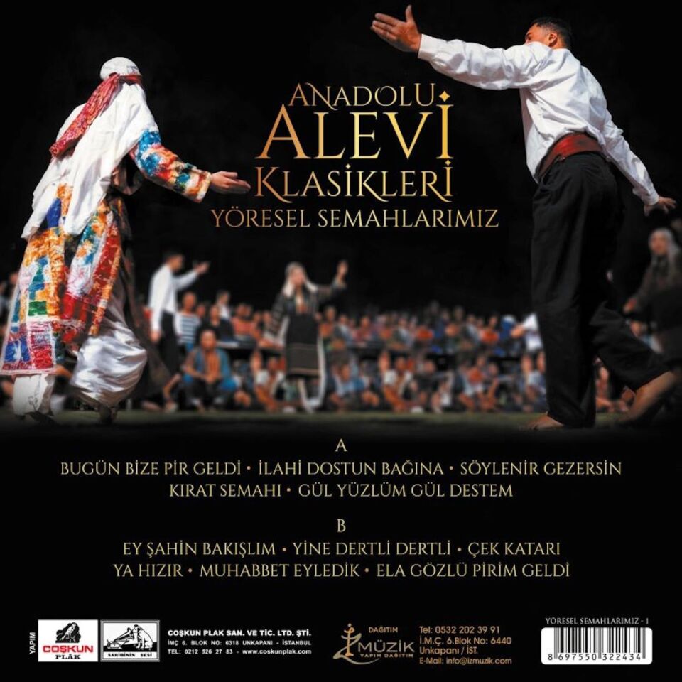 ANADOLU ALEVİ KLASİKLERİ - YÖRESEL SEMAHLARIMIZ - LP 2026 BASIM SIFIR PLAK