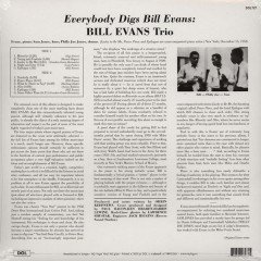 BILL EVANS - EVERYBODY DIGS (1958) - LP 180GR 2013 EDITION SIFIR