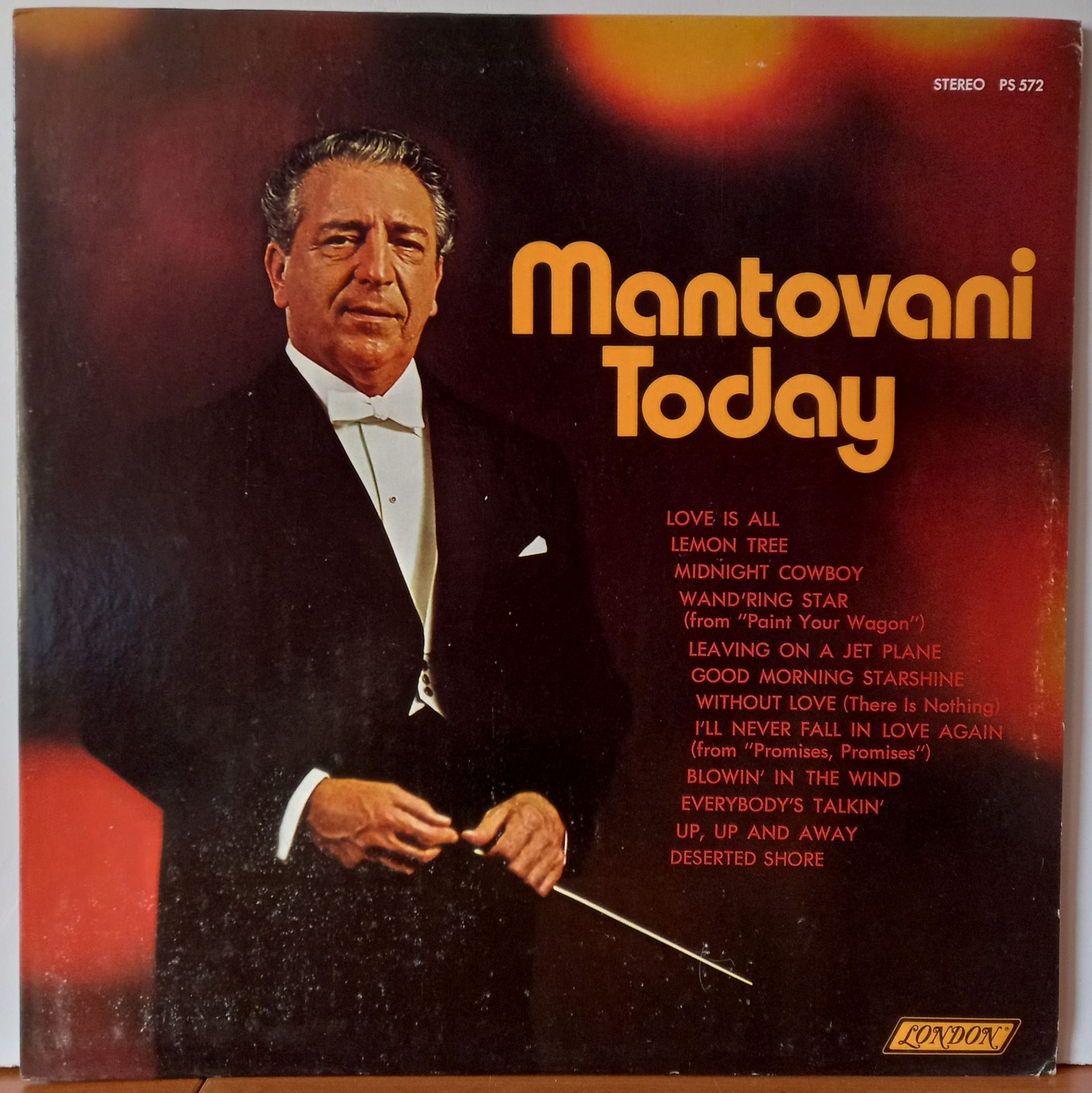 MANTOVANI – MANTOVANI TODAY (1970) - LP 2.EL PLAK