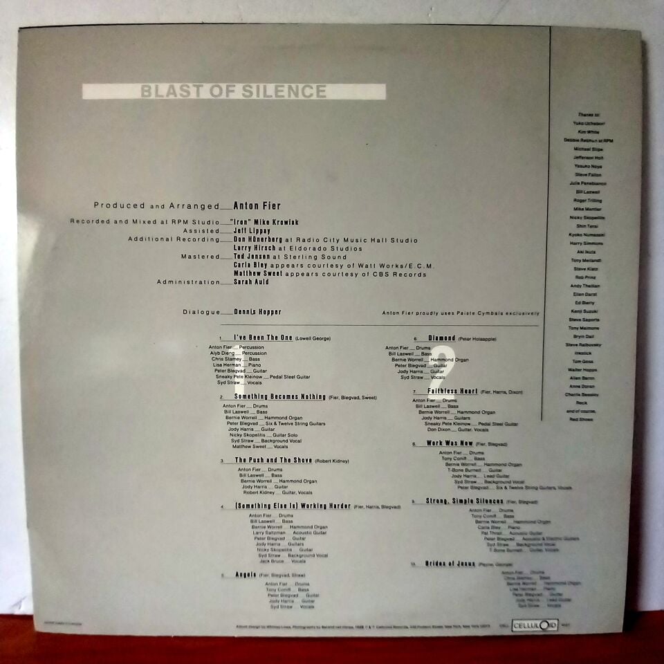 THE GOLDEN PALOMINOS – BLAST OF SILENCE / AXED MY BABY FOR A NICKEL (1986) - LP 2.EL PLAK