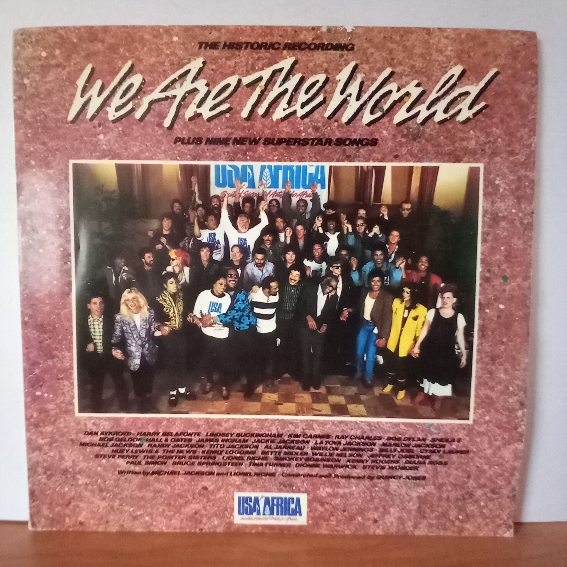 USA FOR AFRICA – WE ARE THE WORLD (1985) - LP YERLİ BASKI 2.EL PLAK