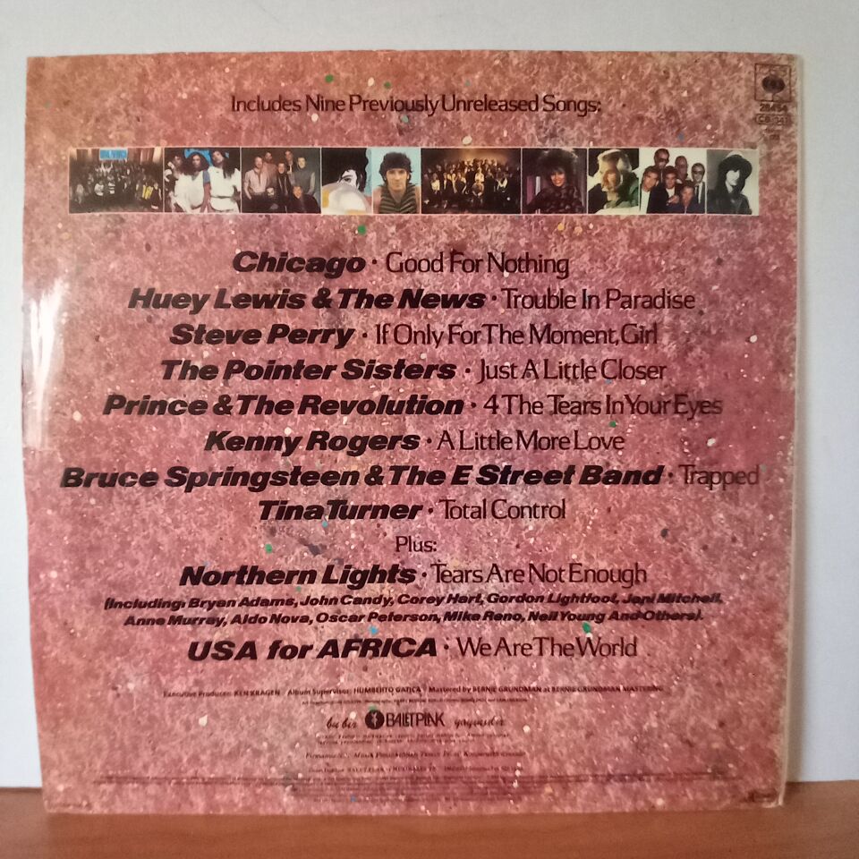 USA FOR AFRICA – WE ARE THE WORLD (1985) - LP YERLİ BASKI 2.EL PLAK