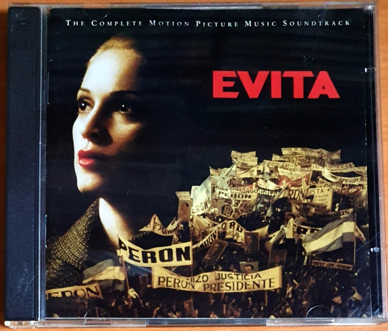 EVITA SOUNDTRACK / ANDREW LLOYD, TIM RICE, MADONNA, ANTONIO BANDERAS, JONATHAN PRYCE, JIMMY NAIL, NIGEL WRIGHT (1996) - 2CD 2.EL