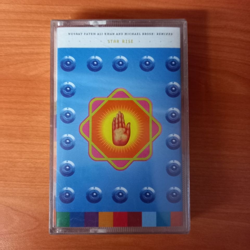 NUSRAT FATEH ALI KHAN & MICHAEL BROOK: REMIXED - STAR RISE / REALWORLD (1997) - KASET 2.AMBALAJINDA SIFIR