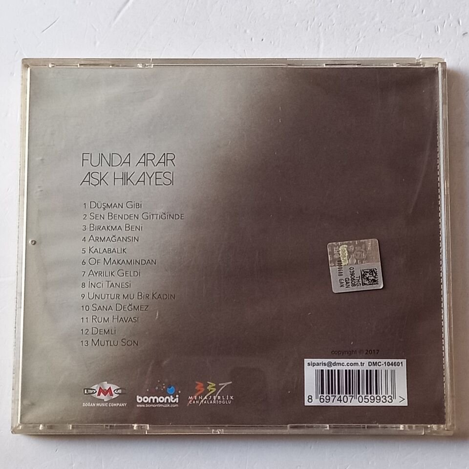FUNDA ARAR – AŞK HİKAYESİ (2017) - CD 2.EL
