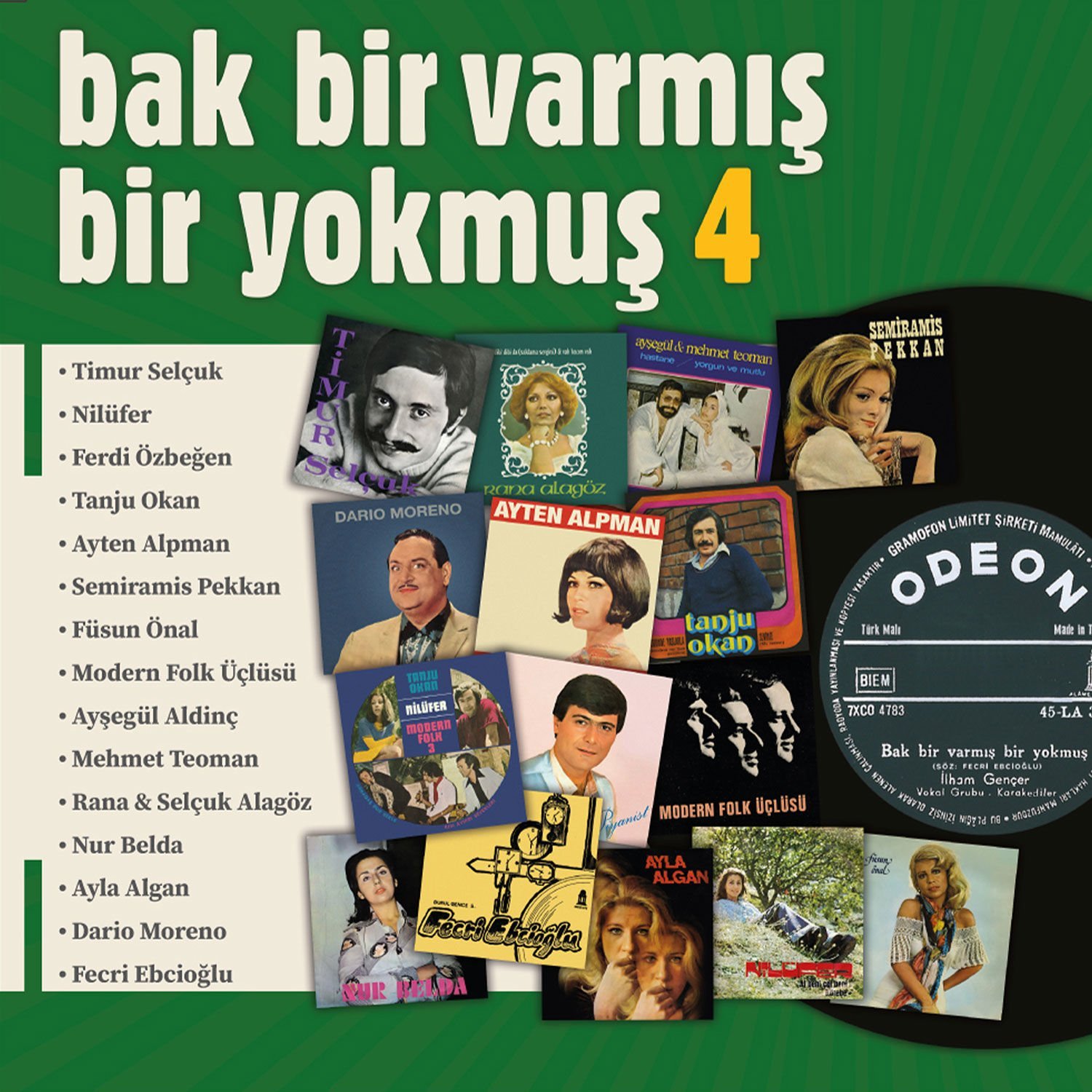 BAK BİR VARMIŞ BİR YOKMUŞ - VOL 4 / 60'LI VE 70'Lİ YILLARIN ORİJİNAL KAYITLARI - LP 2025 BASIM SIFIR PLAK