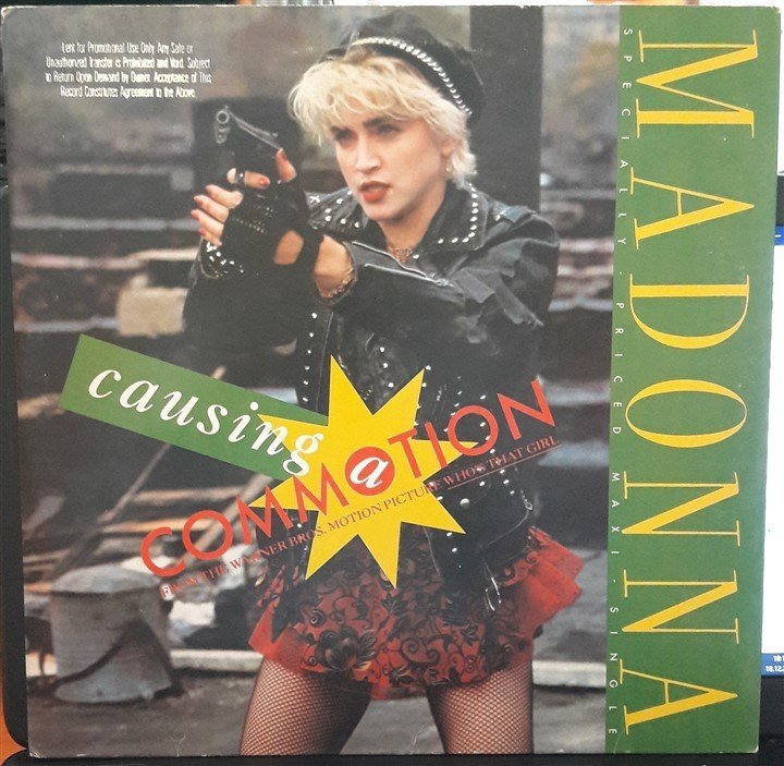 MADONNA - CAUSING A COMMOTION (1987) (FROM ''WHO'S THAT GIRL'' MOVIE) - 12'' MAXI SINGLE PLAK