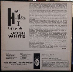 JOSH WHITE - THE HOUSE I LIVE IN - PLAK 2.EL