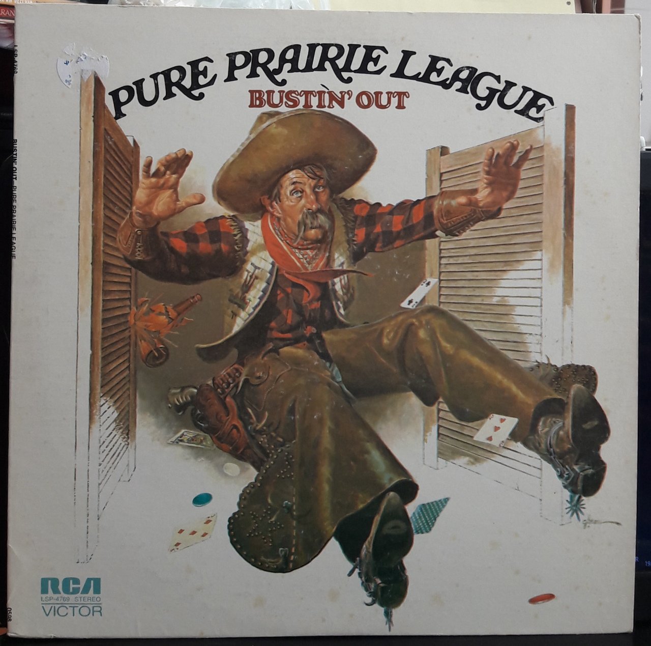 PURE PRAIRIE LEAGUE - BUSTIN' OUT (1972) - PLAK 2.EL