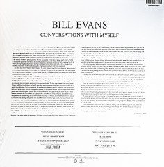 BILL EVANS - CONVERSATIONS WITH MYSELF (1963) - PLAK SIFIR