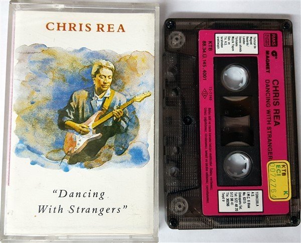 CHRIS REA - DANCING WITH STRANGERS (1988) TURKUOLA CASSETTE MADE IN TURKEY ''USED''