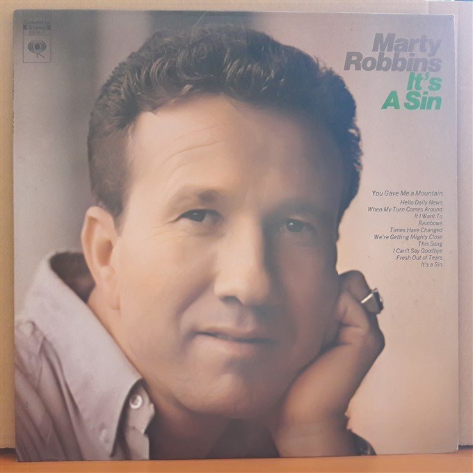 MARTY ROBBINS - IT'S A SIN - LP 2.EL PLAK