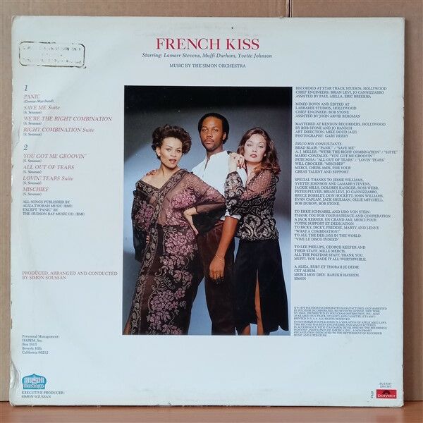 FRENCH KISS – PANIC! (1979) - LP 2. EL PLAK