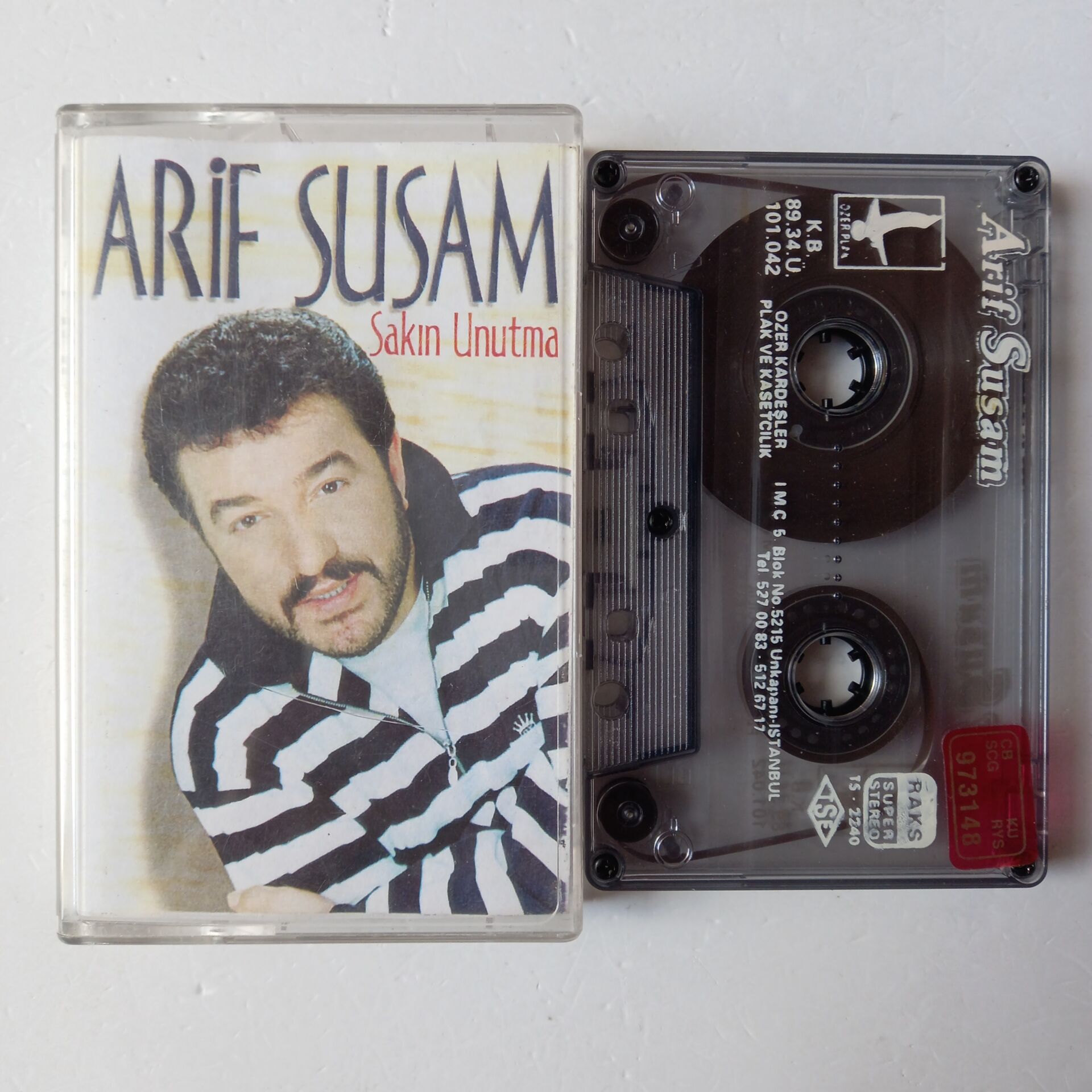 ARİF SUSAM - SAKIN UNUTMA (1989) - KASET 2.EL