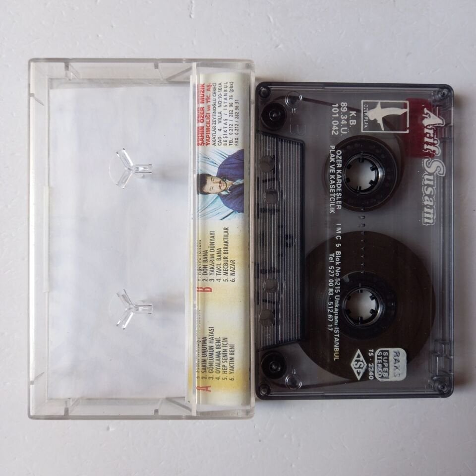 ARİF SUSAM - SAKIN UNUTMA (1989) - KASET 2.EL