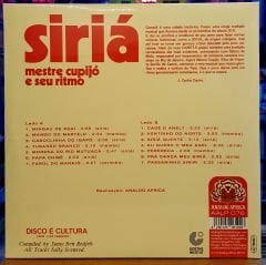 SIRIÁ MESTRE CUPIJO E SEU RITMO - LP PLAK ANALOG AFRICA SIFIR