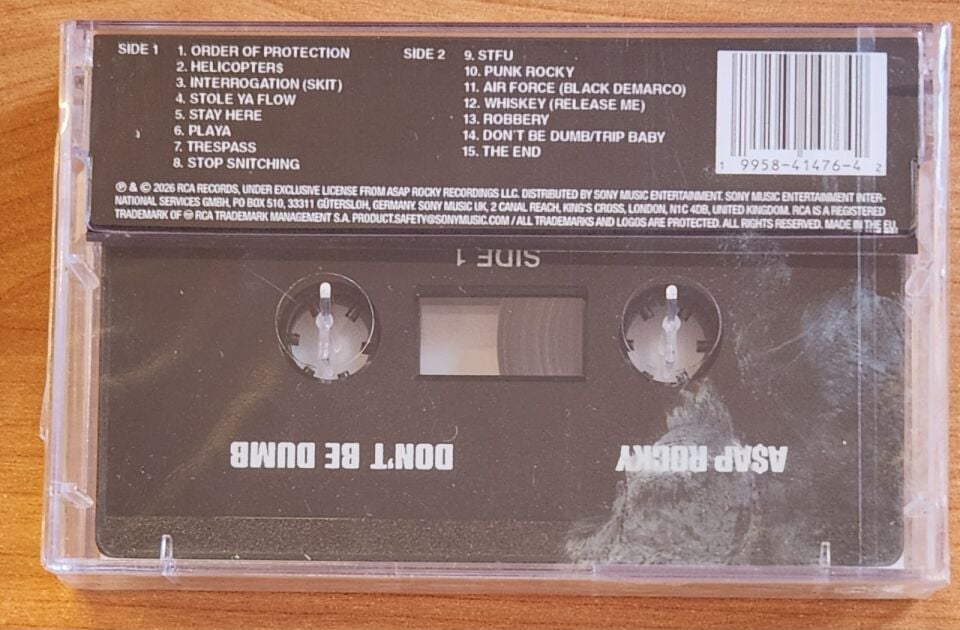 A$AP ROCKY – DON'T BE DUMB (2026) - KASET BLACK EDITION SIFIR