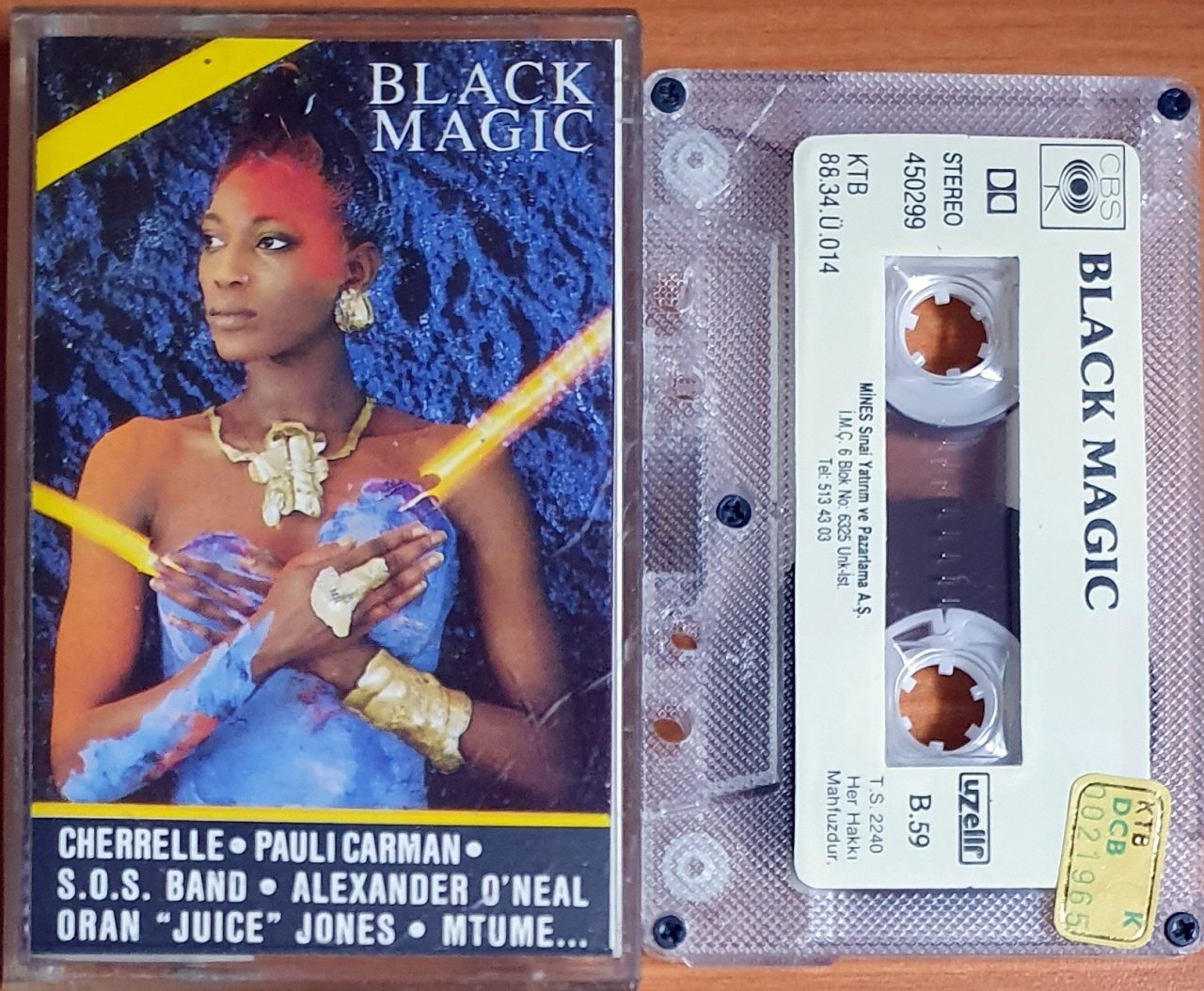 BLACK MAGIC / CHERRELLE, PAULI CARMAN, SOS BAND, MTUME (1988) - KASET UZELLİ 2.EL
