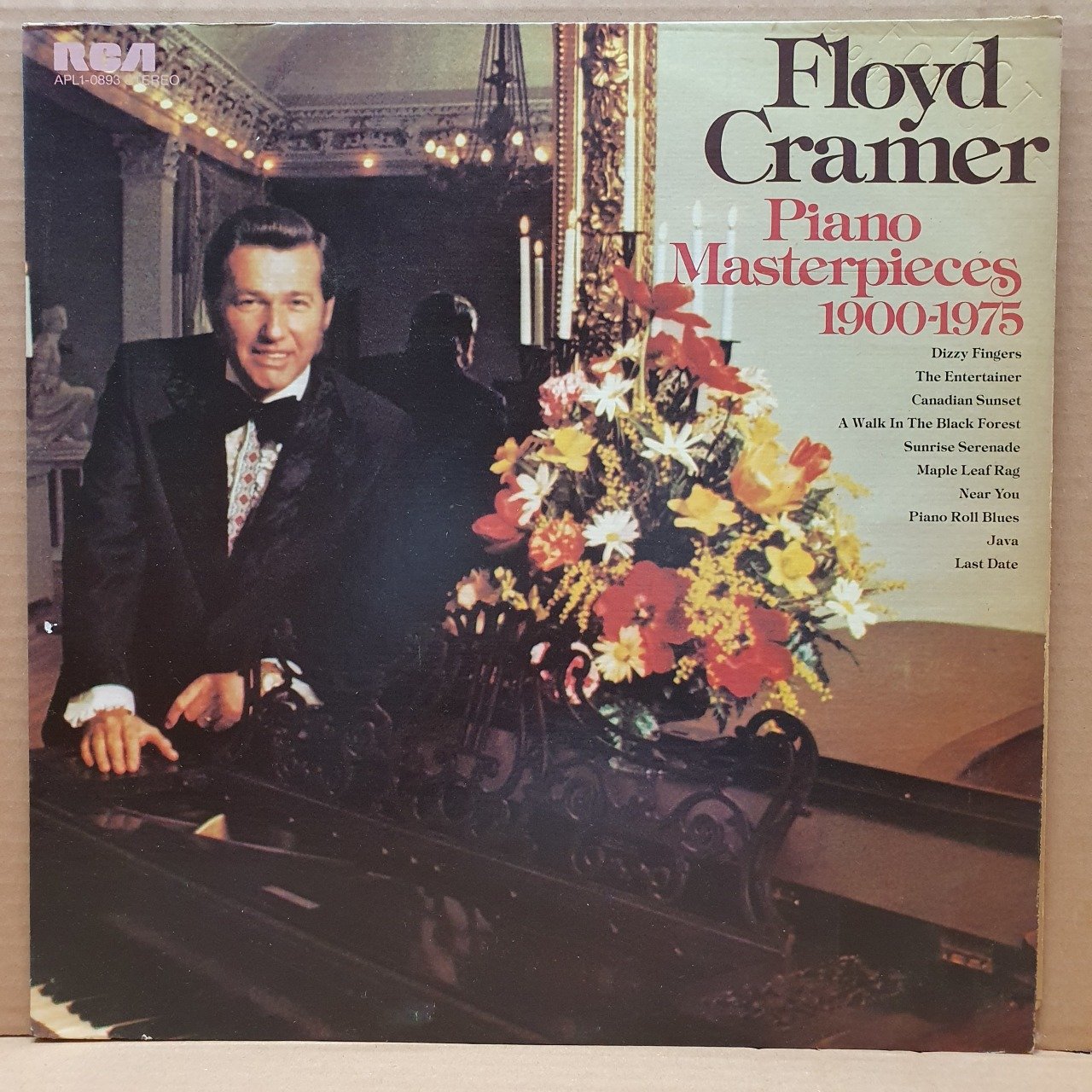 FLOYD CRAMER - PIANO MASTERPIECES 1900-1975 (1975) - LP 2.EL PLAK
