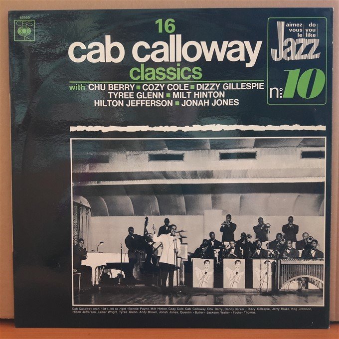 CAB CALLOWAY - 16 CLASSICS - LP 2.EL PLAK