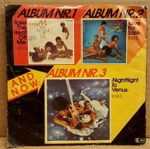 BONEY M - RIVERS OF BABYLON / BROWN GIRL IN THE RING (1978) - 7'' 45 DEVİR KAPAKLI HANSA INTERNATIONAL 2.EL