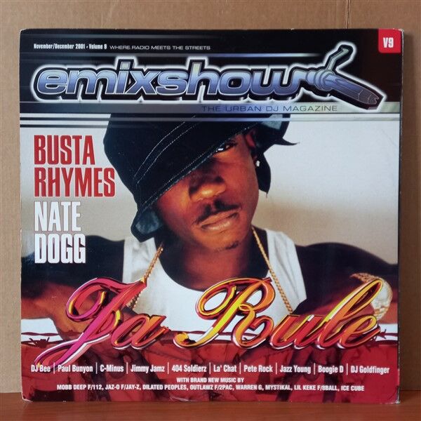 EMIXSHOW / EXCLUSIVES VOL. 9 / MOBB DEEP, DILATED PEOPLES, ICE CUBE, WARREN G, OUTLAWZ, MYSTIKAL (2001) - LP+MAGAZINE 2.EL PLAK