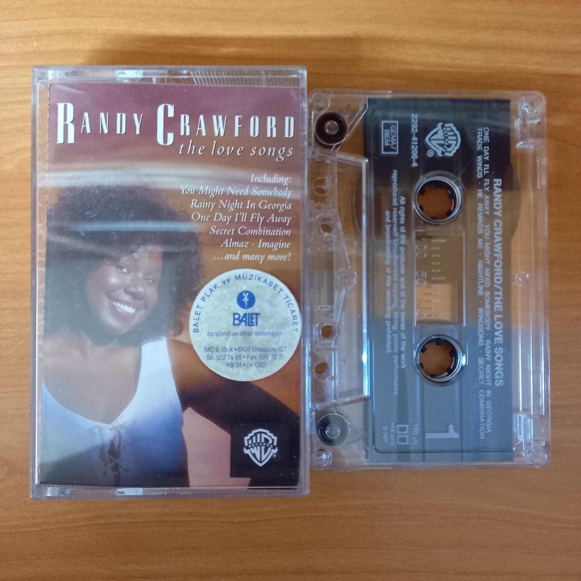 RANDY CRAWFORD - THE LOVE SONGS (1987) - KASET 2.EL