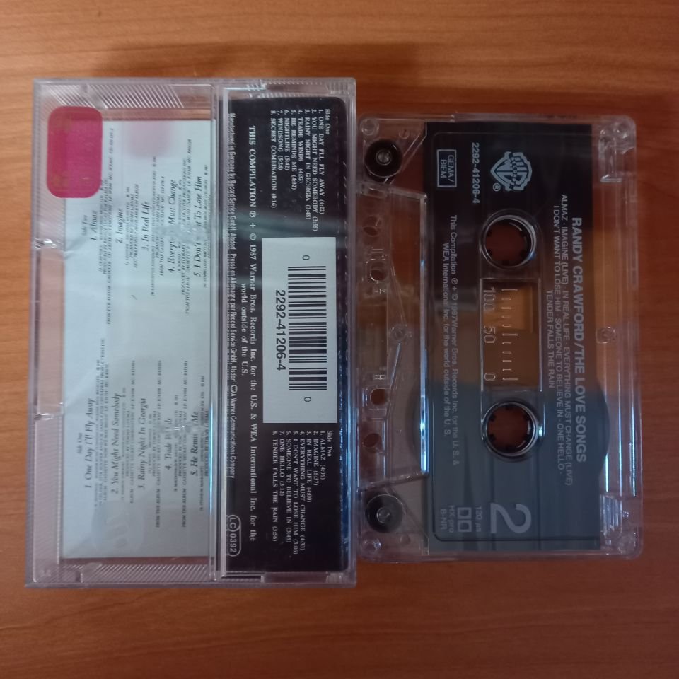 RANDY CRAWFORD - THE LOVE SONGS (1987) - KASET 2.EL