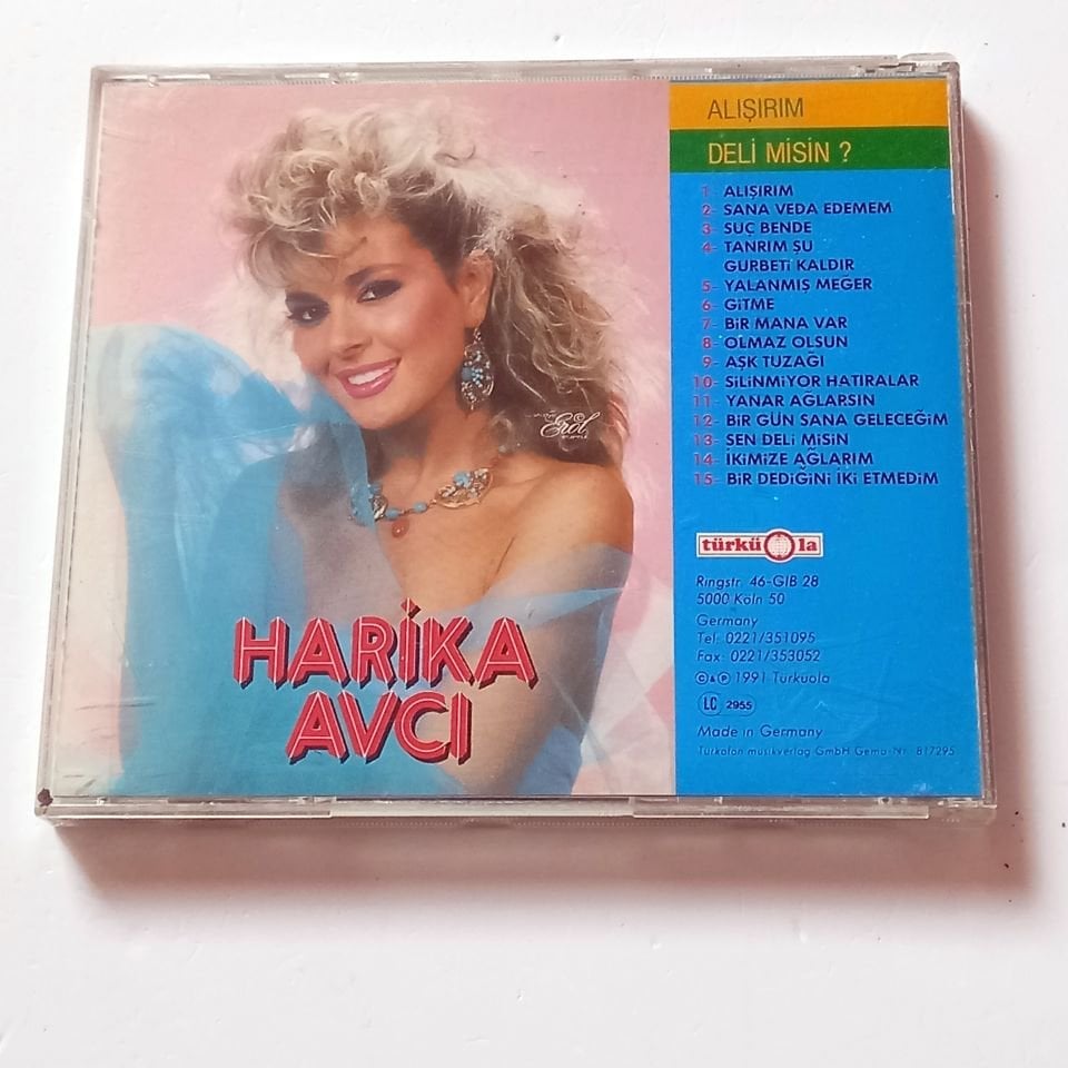 HARİKA AVCI - ALIŞIRIM / DELİ MİSİN? - CD TÜRKÜOLA 2.EL