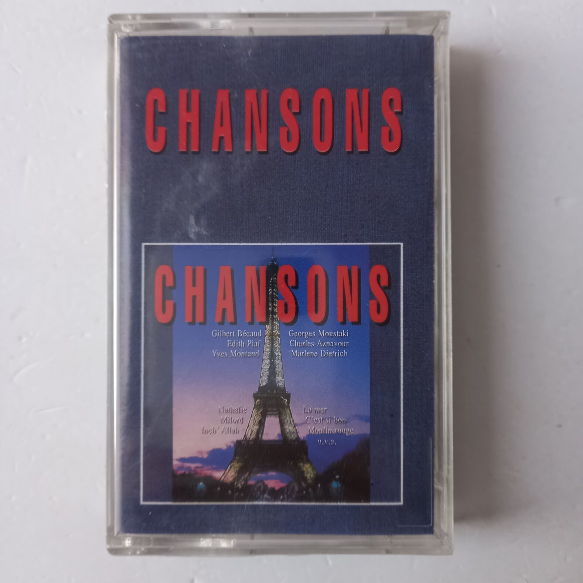 VARIOUS – CHANSONS / EDITH PIAF, CHARLES AZNAVOUR, ADAMO, GILBERT BECAUD (1994) - KASET SIFIR