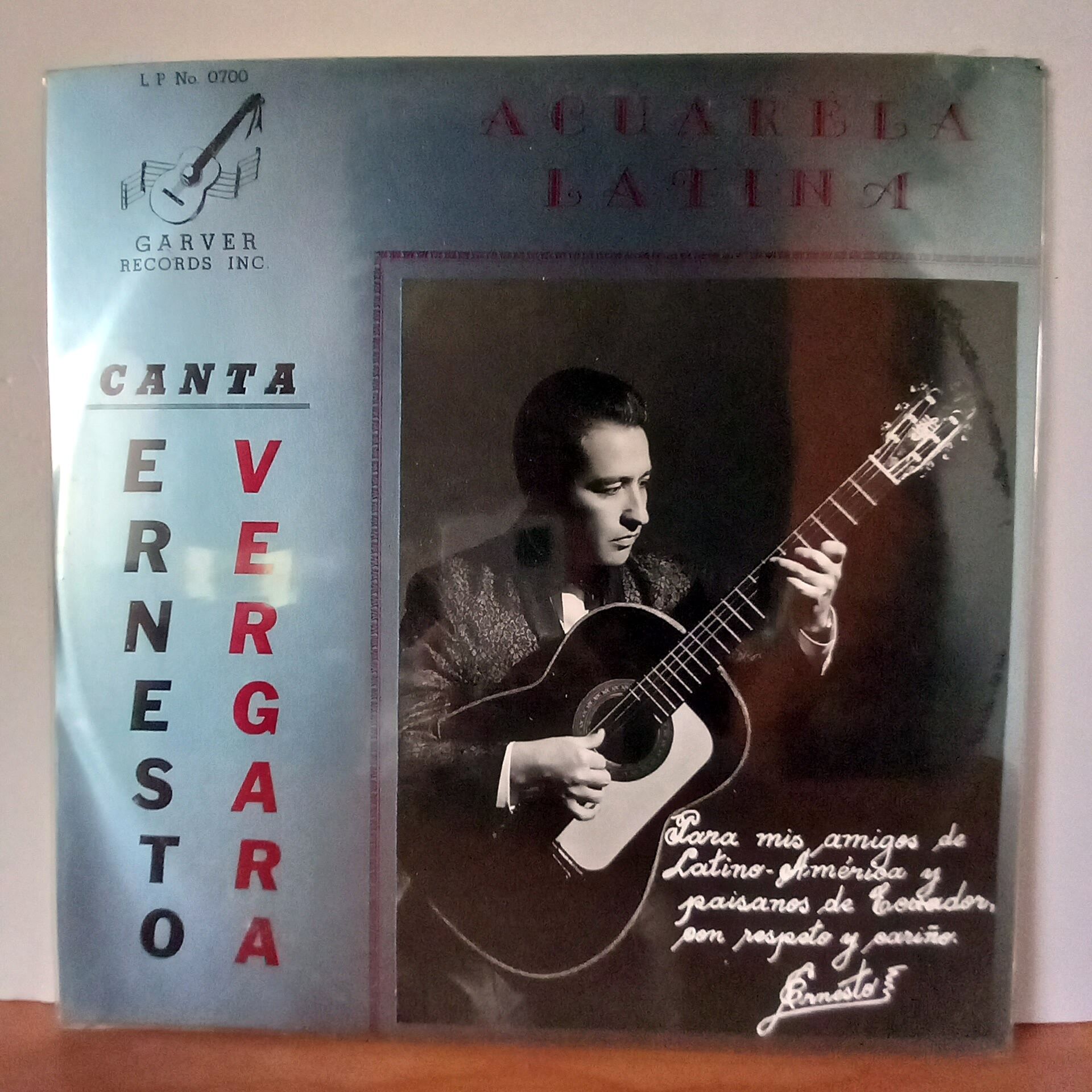 ERNESTO VERGARA - CANTA - LP 2.EL PLAK