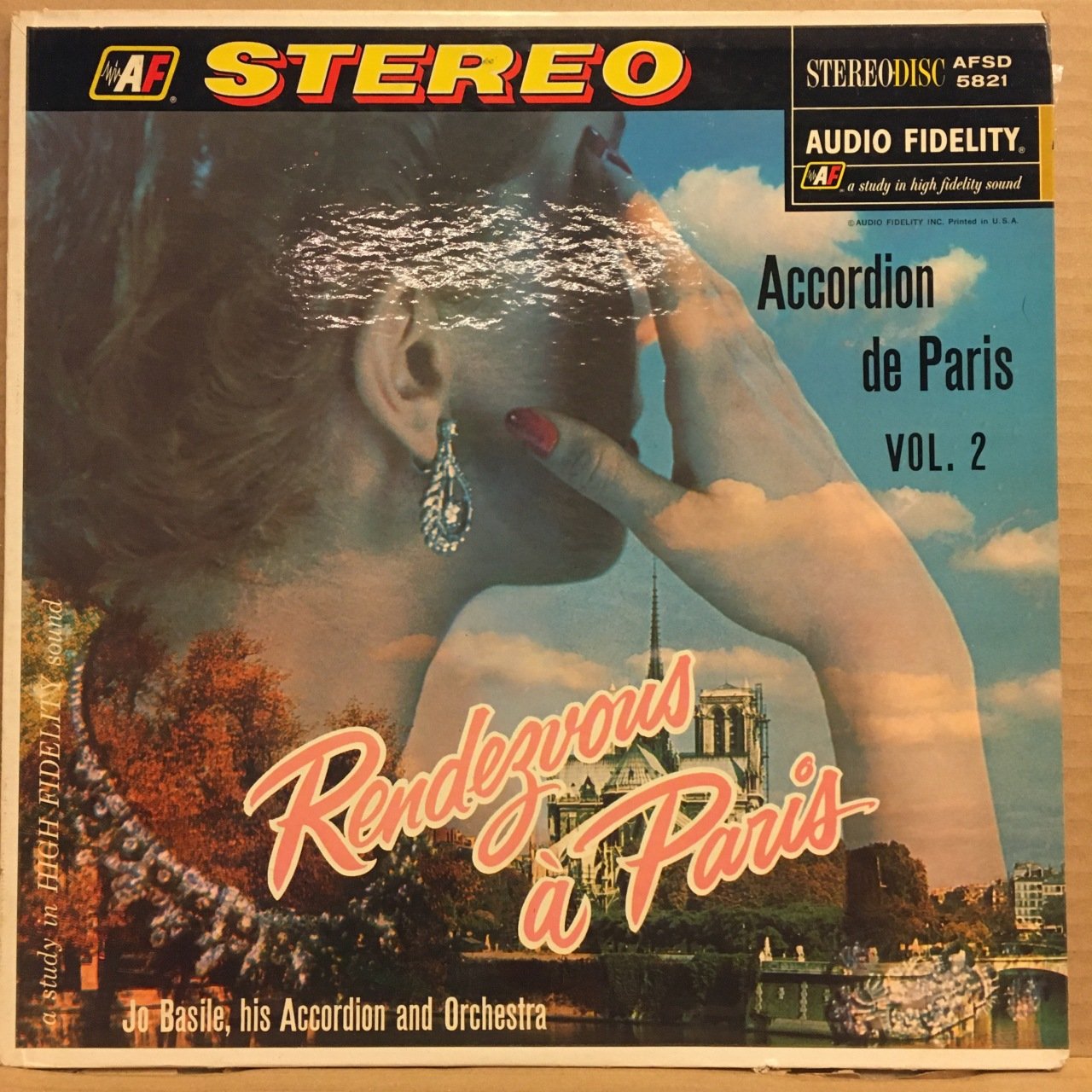JO BASILE HIS ACCORDION & ORCHESTRA - ACCORDION DE PARIS VOL.2 RENDEZVOUS A PARIS  2.EL PLAK