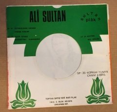 ALİ SULTAN 45LİK KAPAĞI DİKKAT SADECE KAPAKTIR