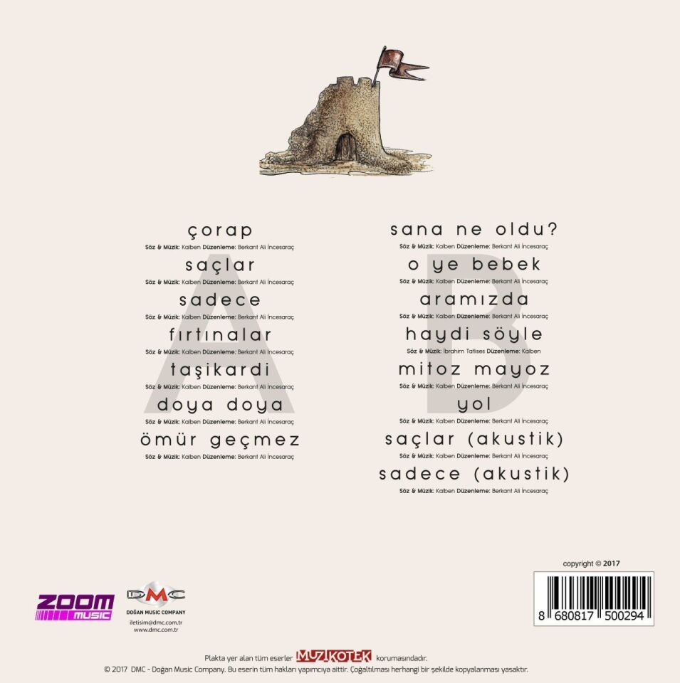 KALBEN - KALBEN (2016) - LP 2026 BASIM RENKLİ SIFIR PLAK