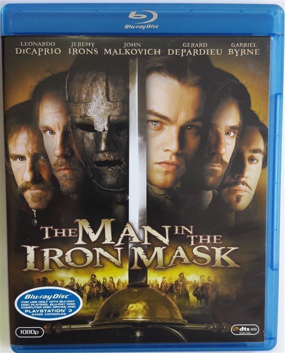 THE MAN IN THE IRON MASK - DEMİR MASKELİ ADAM - LEONARDO DiCAPRIO - JEREMY IRONS - JOHN MALKOVICH - GERARD DEPARDIEU - BLURAY 2.EL