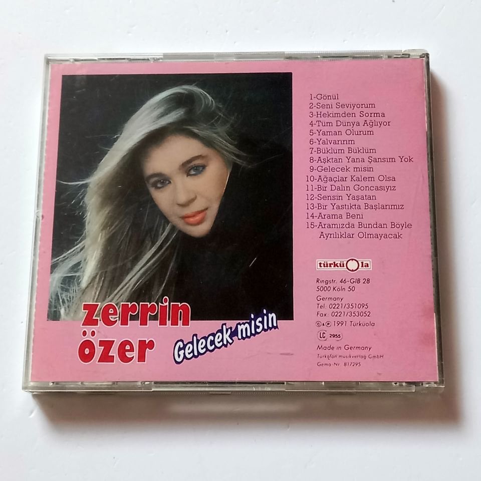 ZERRİN ÖZER - GELECEK MİSİN - CD TÜRKÜOLA 2.EL