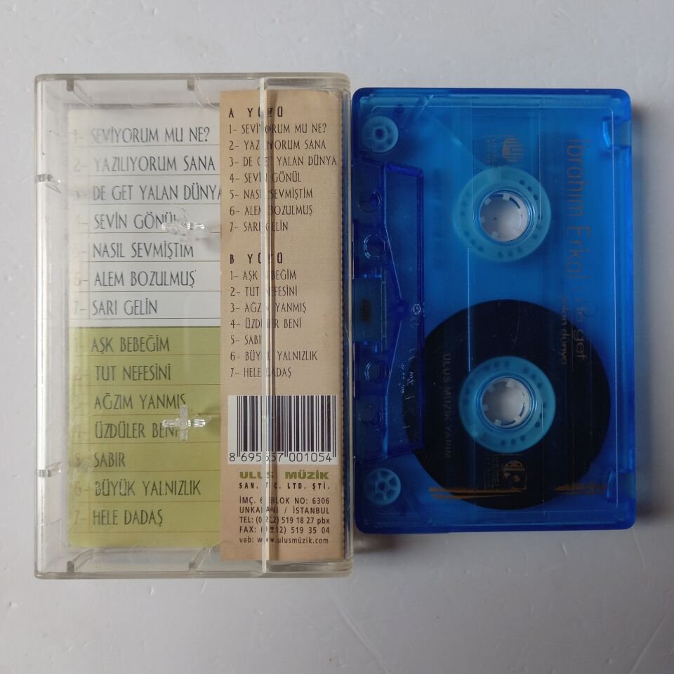 İBRAHİM ERKAL - DE GET / YALAN DÜNYA (1999) - KASET 2.EL